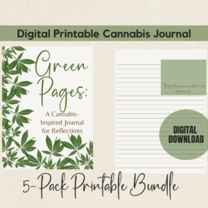 Cannabis Inspired Journal: Green Pages